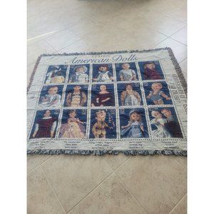 Royal Tapestry by Chatham 100% Cotton Jacquard Throw American Dolls